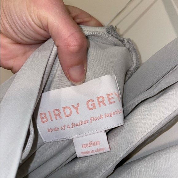 NWT Birdy Gray Mona Convertible Gown in Dove Gray Medium - Picture 5 of 6
